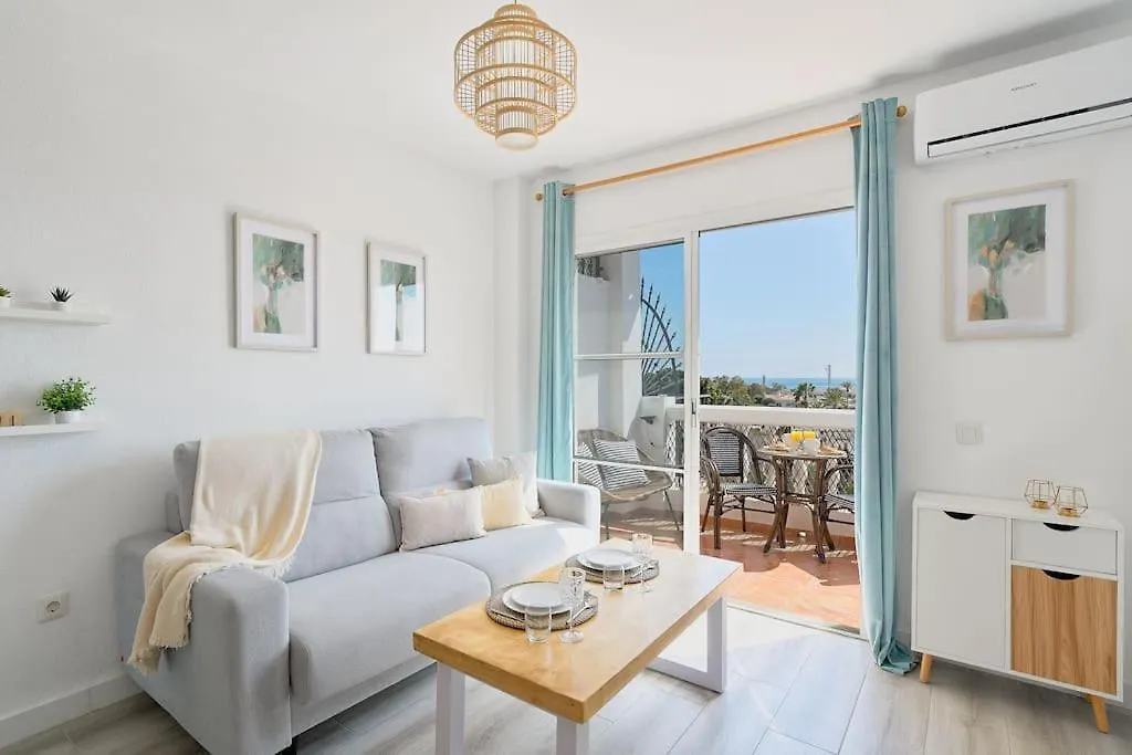 Faro VII Cozy And Unique Apartment With Pool Sea Views, 7 Minutes Walking From The Sea In Mijas Costa & Fuengirola El Faro